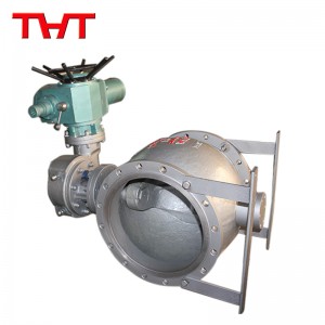 Electric eccentric flange ball valve