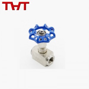 Internal thread needle valve