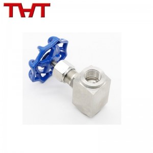 Internal thread needle valve