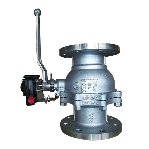 factory Outlets for Ci Y Strainer - Limit handle stainless steel flange ball valve – Jinbin Valve