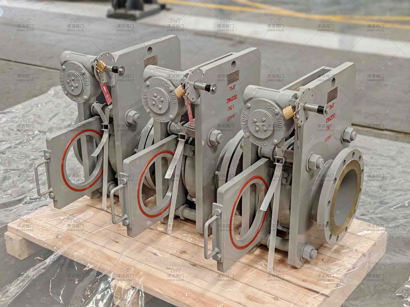 High pressure goggle valve for flue gas will soon be sent to Russia