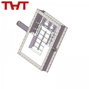 Taas nga temperatura Rectangle Refractory Lined Damper Valve