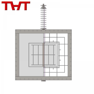 Kub Kub Rectangle Refractory Lined Damper Valve