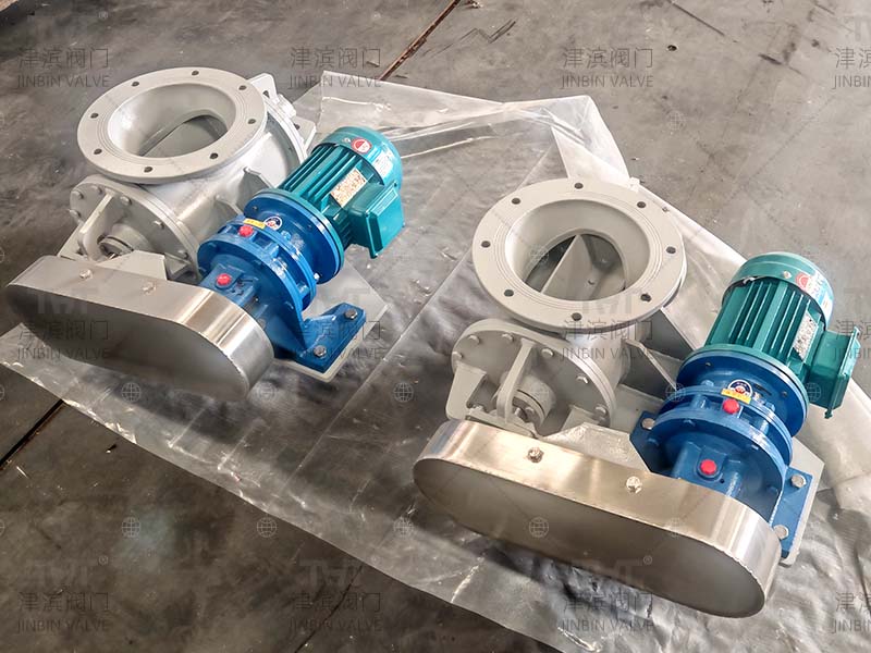 DN240 Rotary discharge valve ready for shipment