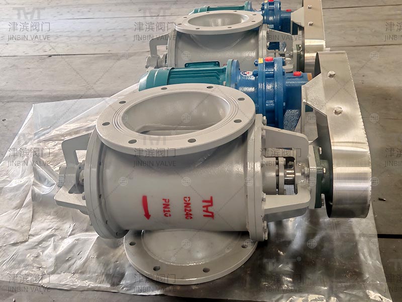 Rotary discharge valve 4