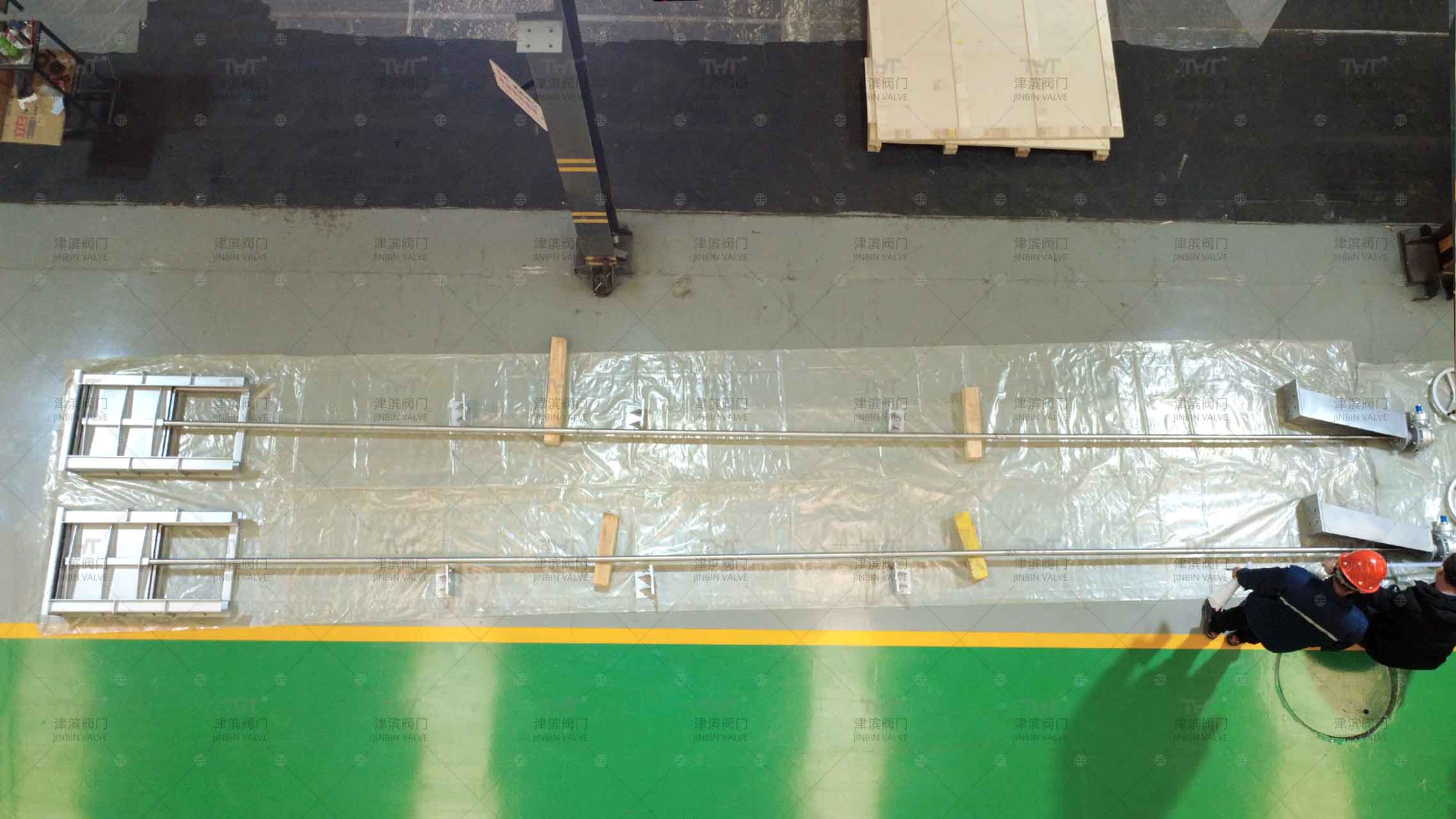 SS 316 wall mounted penstock gate 6