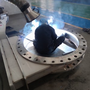 DN1200 Spur gear ss316L knife gate valve