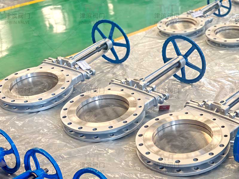 Stainless steel manual knife gate valve 3