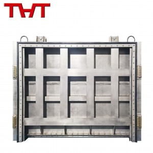 Steel penstock gate valve roller gate for river drainage