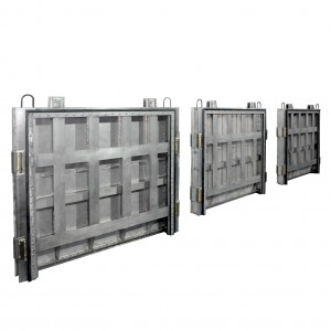 Steel penstock gate valve roller gate for river drainage