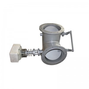 electric three way diverter damper