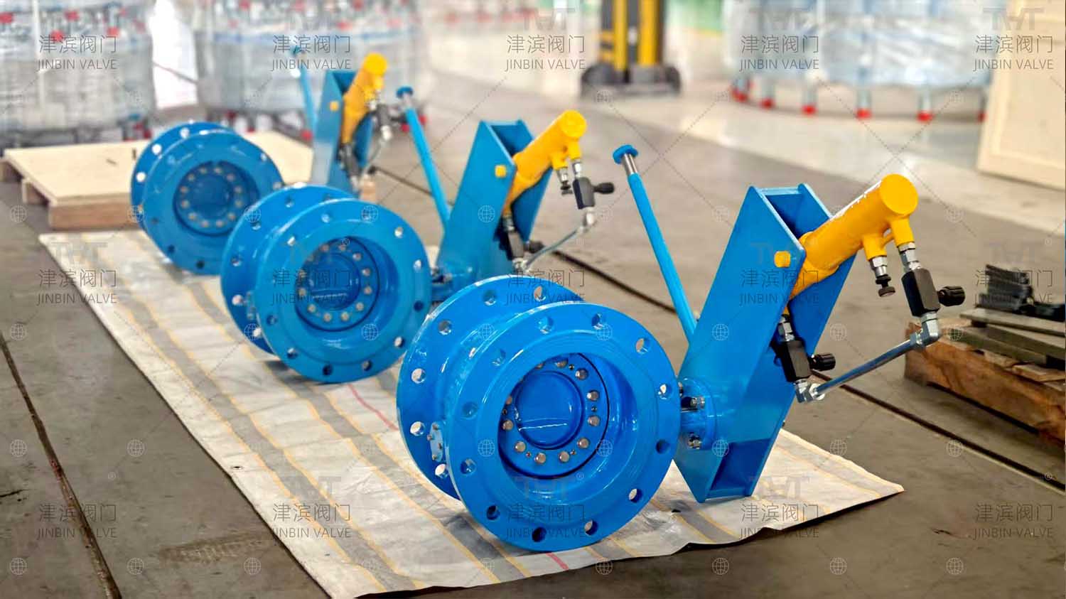 Tilting check valve with weight hammer 3