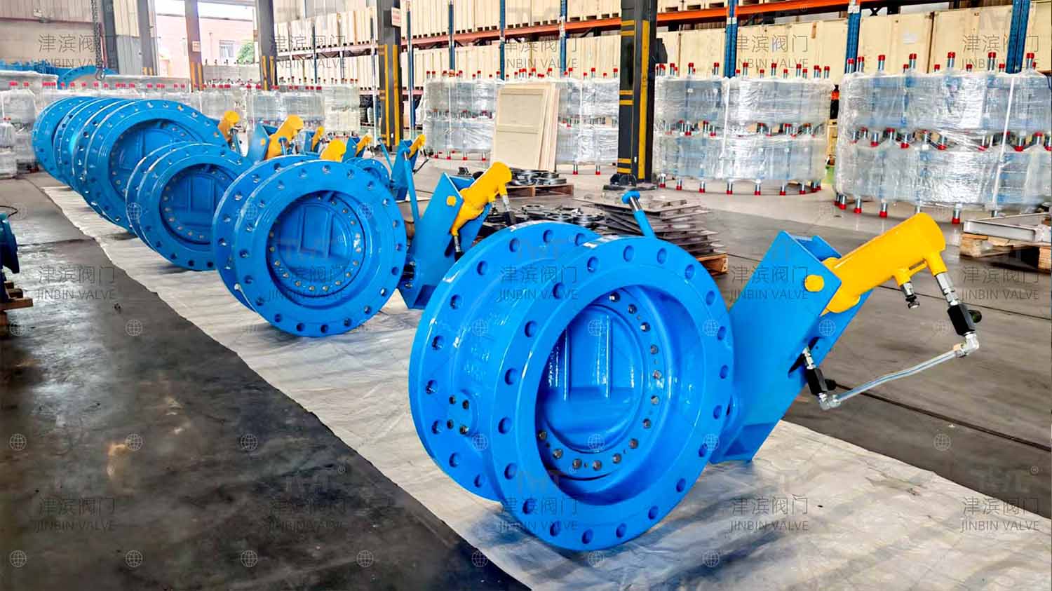 Tilting check valve with weight hammer 4