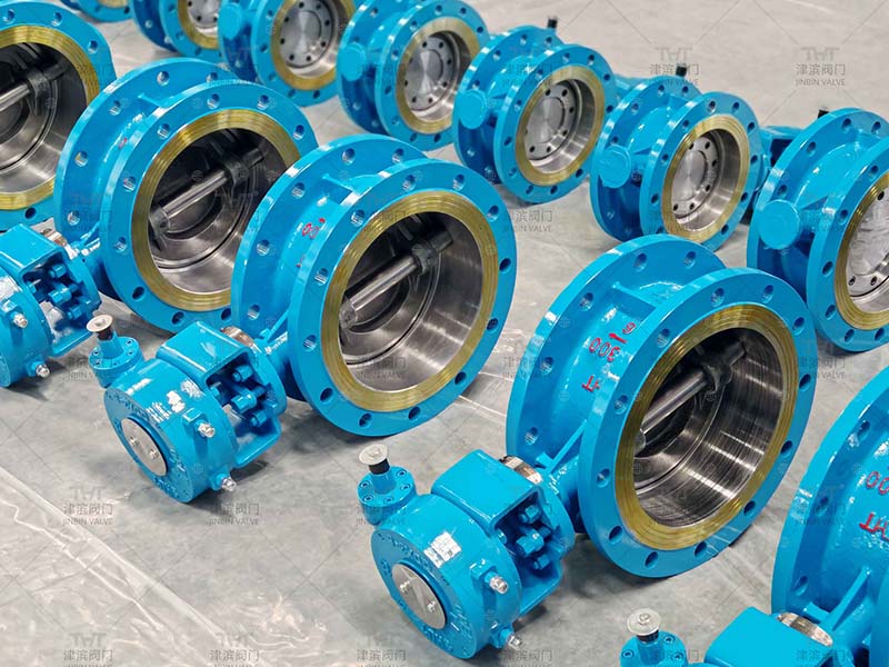Triple eccentric hard sealing flange butterfly valves widely used in multiple industries