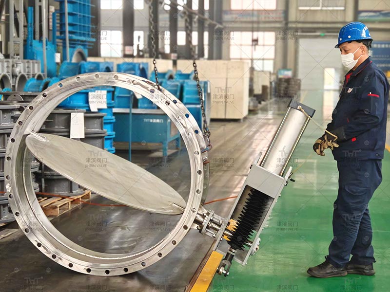 Super anti-corrosion 904L stainless steel pneumatic air damper valve