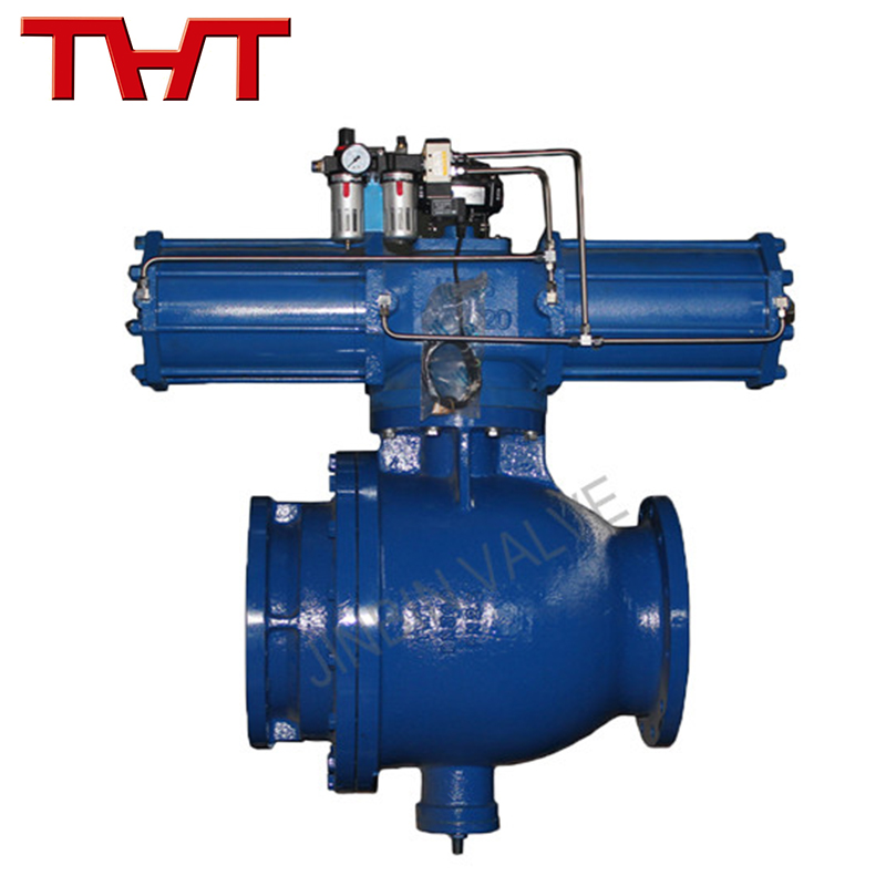 Wholesale Price Cast Iron Wafer Check Valve - Pneumatic actuated flanged ball valve – Jinbin Valve