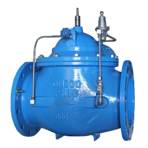 Factory Free sample Water Stem Gate Valve - 400X Flow cast iron water control valve – Jinbin Valve