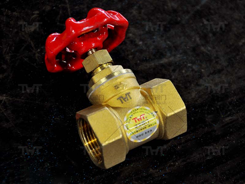The brass gate valve has been shipped