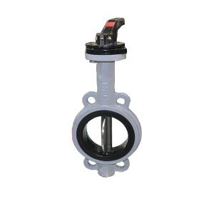 ʻano wafer ductile iron butterfly valve