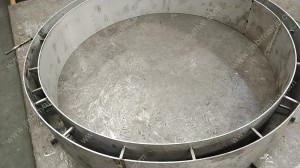 Guillotinedempers voor hoge temperaturen van cement en rookgas