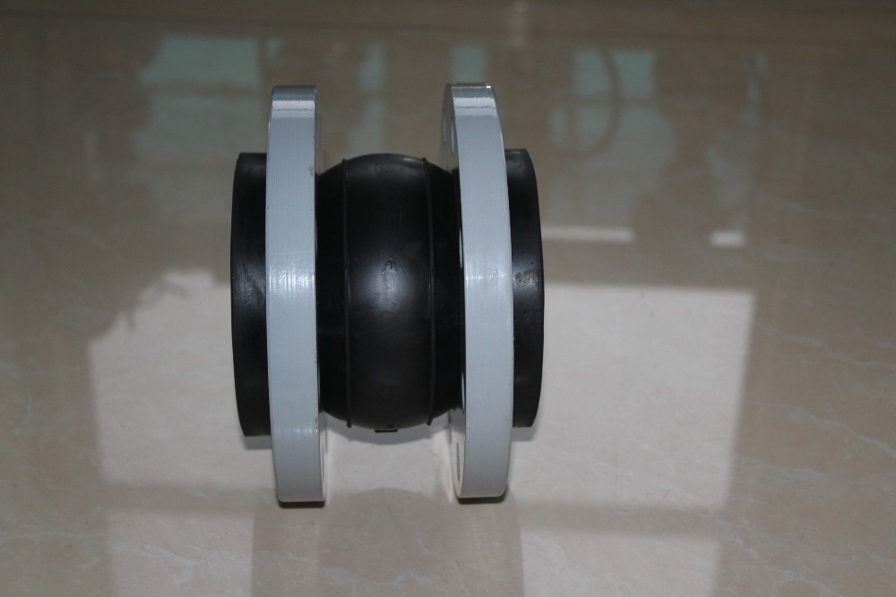 Single sphere flexible rubber joint