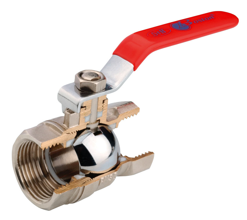 Screw thread end ball valve