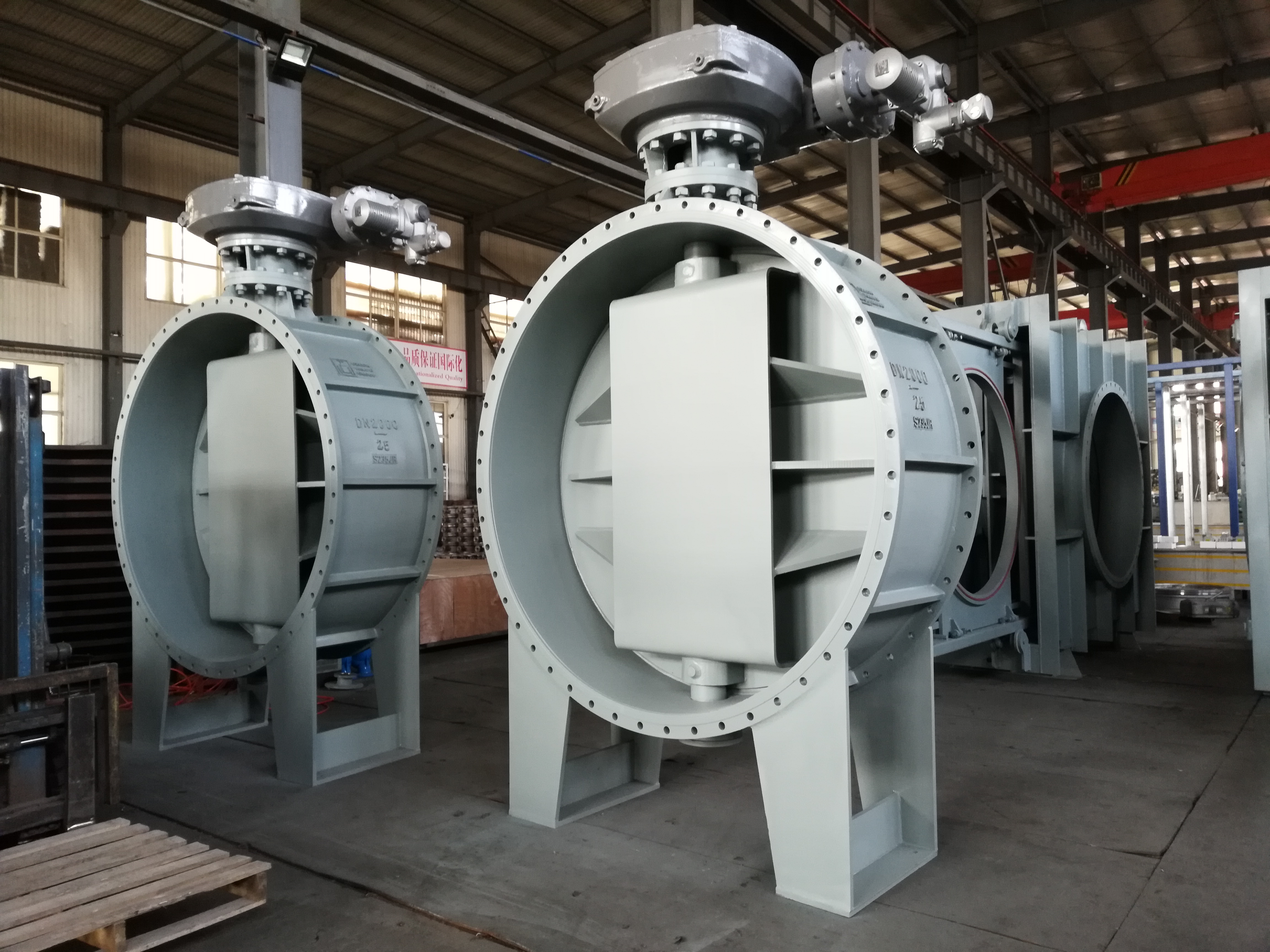 DN2000 Eccentric butterfly valve
