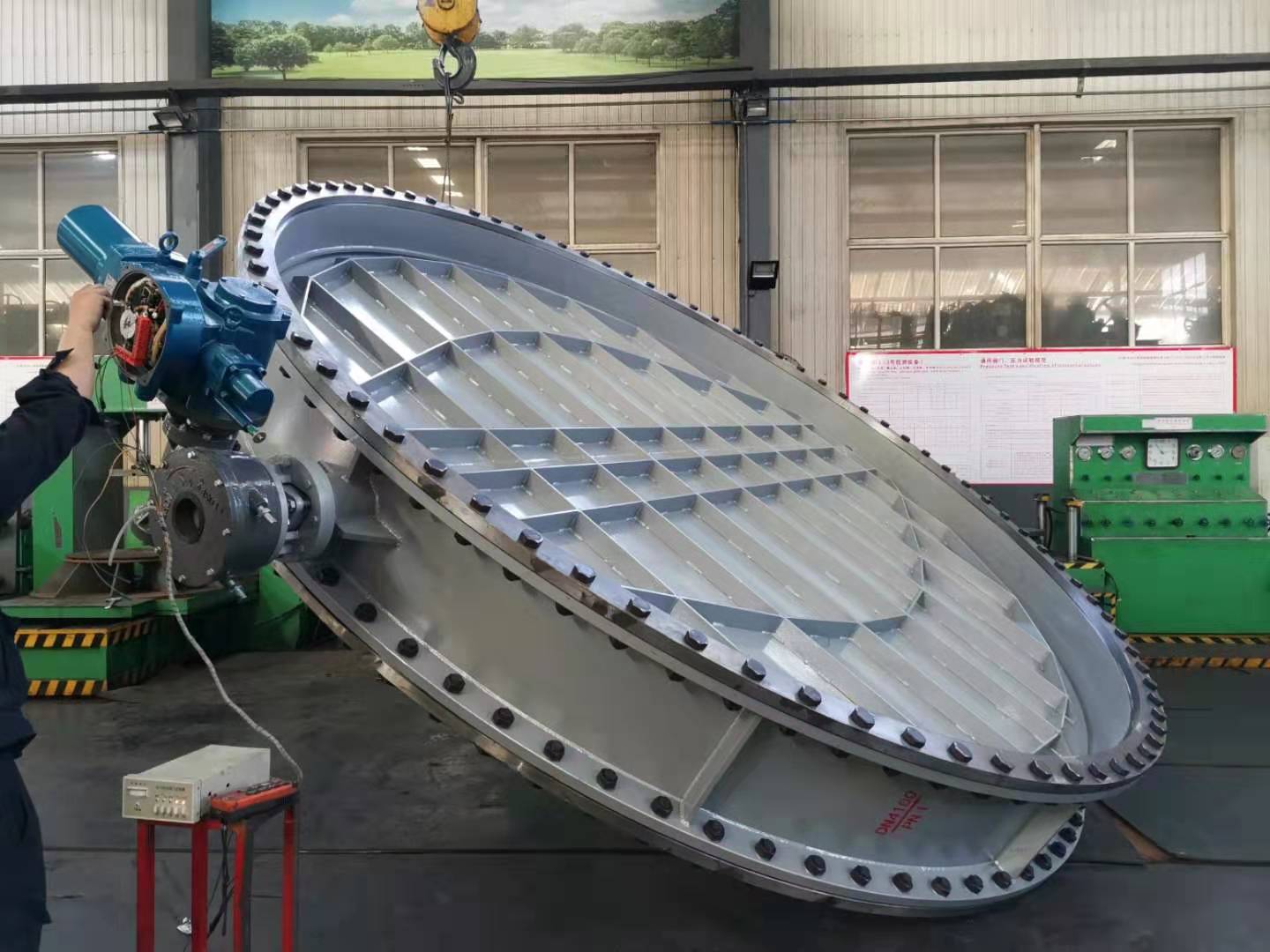 DN4100 Electric carbon steel air damper