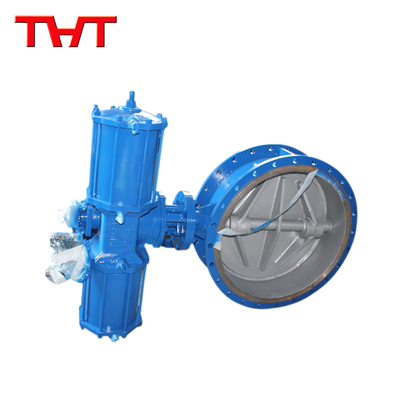 Factory supplied Manual Sluice Gate - hard sealing butterfly valve- flanged valve pneumatic – Jinbin Valve