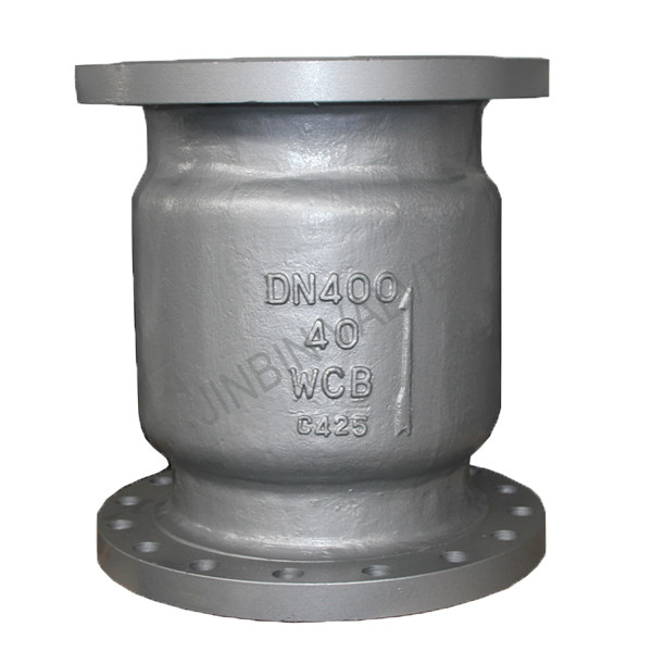 China wholesale Sluice Gate - Carbon steel spring loaded vertical type flange check valve – Jinbin Valve