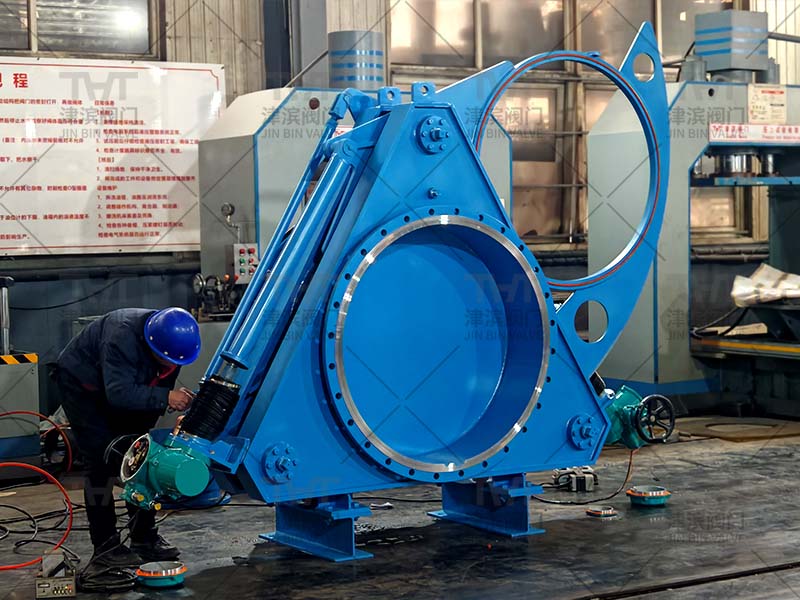 electric operated blind line valve Goggle valve 2