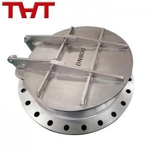 duplex steel round flap gate