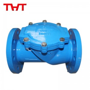 Rubber flapper swing check valve