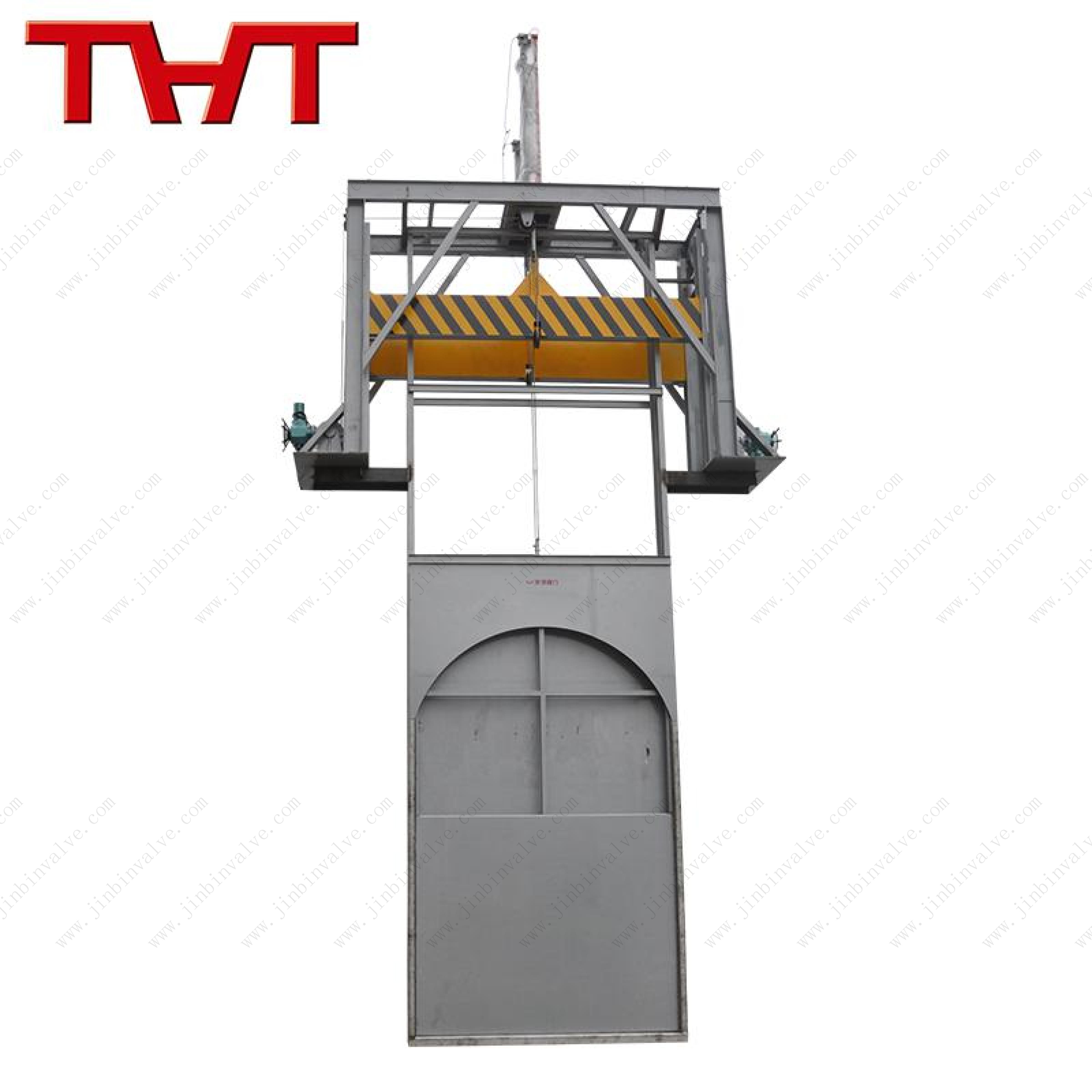 Low price for Case Iron Electric Penstock - Flue gas gate valve guillotine dampers – Jinbin Valve