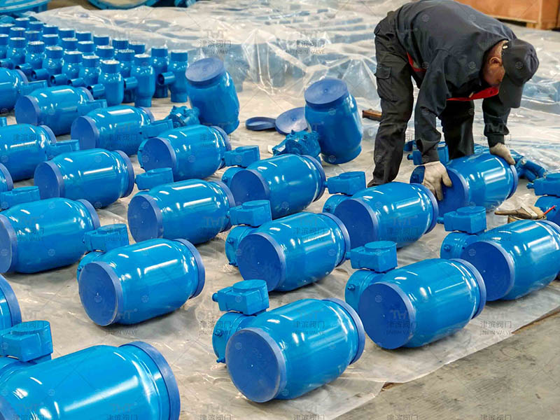 Fully welded ball valves: energy transmission and gas heating