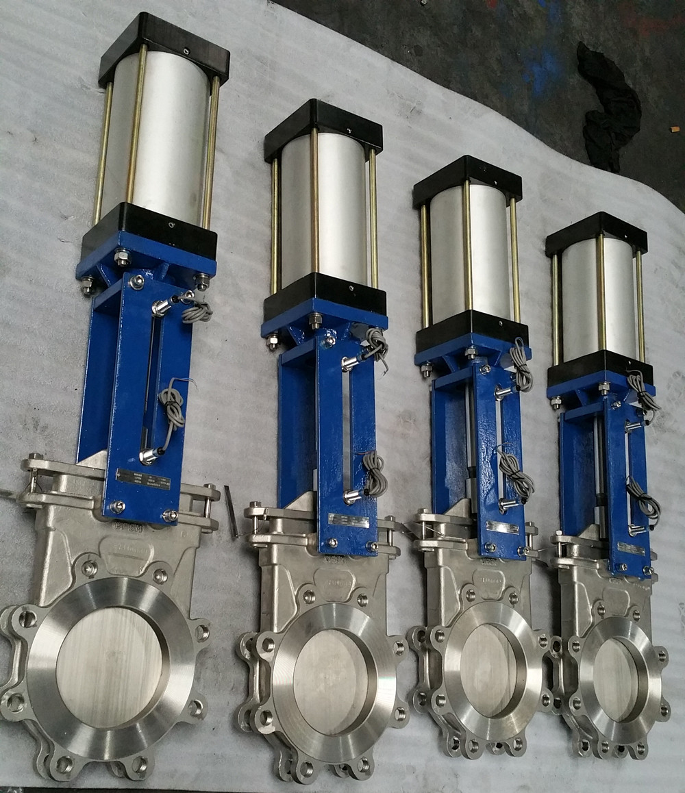 pneumatic stainless steel péso gate valves