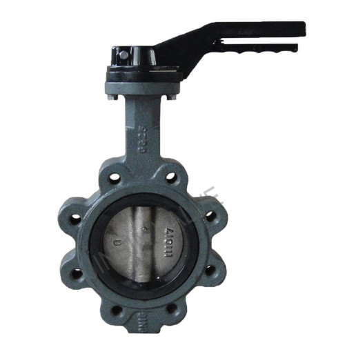 factory customized Pneumatic Knife Valve - Lug type rubber lined butterfly valve – Jinbin Valve