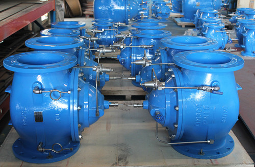 400X Flow cast iron water control valve