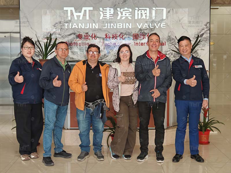 Colombian Clients Visit Jinbin Valve : Exploring Technical Excellence and Global Collaboration