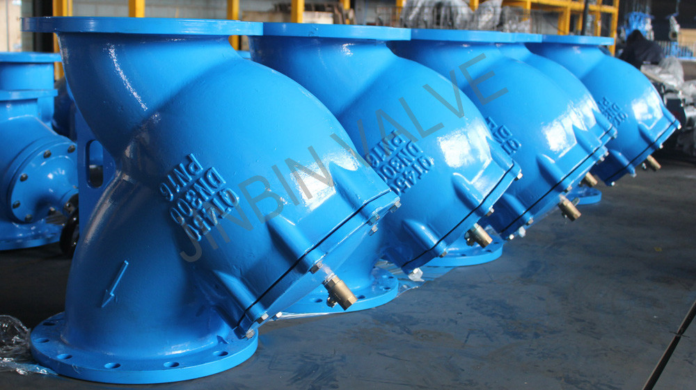 DIN ស្ដង់ដារដែក ductile flange ប្រភេទ Y strainer