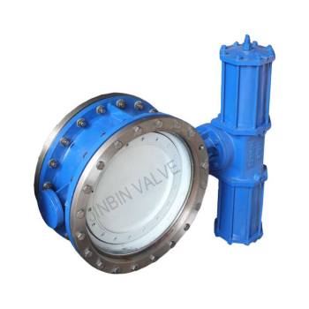 Professional Design Cast Iron Strainer - Pneumatic triple offset metal seat butterfly valve – Jinbin Valve