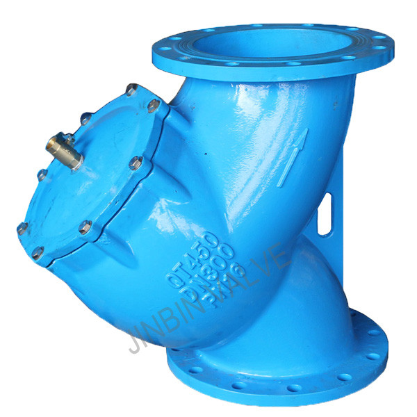 professional factory for China Check Valve - DIN standard ductile iron flange Y type strainer – Jinbin Valve