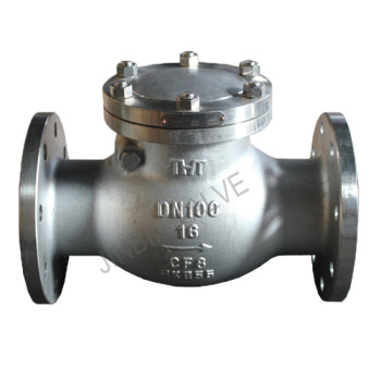 factory customized Electric Ball Valve - API cf8 flange swing check valve – Jinbin Valve