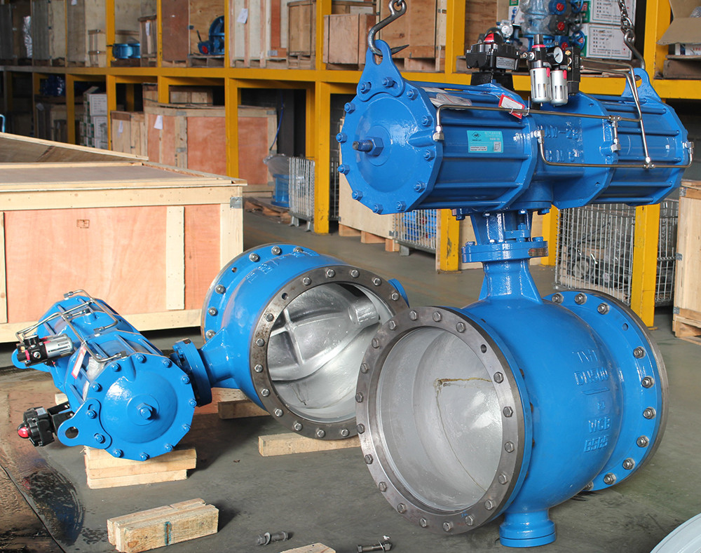 Pneumatic Eccentric semi-ball valve