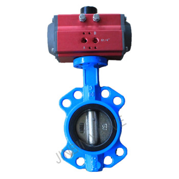 High reputation Triple Eccentric Butterfly Valve - Pneumatic actuator wafer butterfly valve – Jinbin Valve