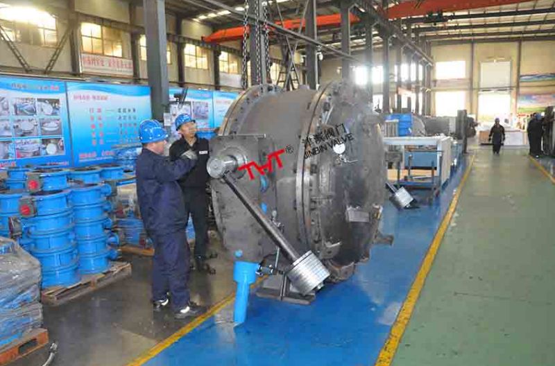 DN1600 large diameter valve exported to Russia successfully completed production