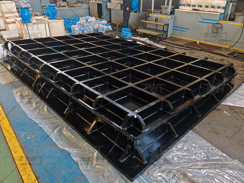 Large size plastic flap valve will be shipped soon