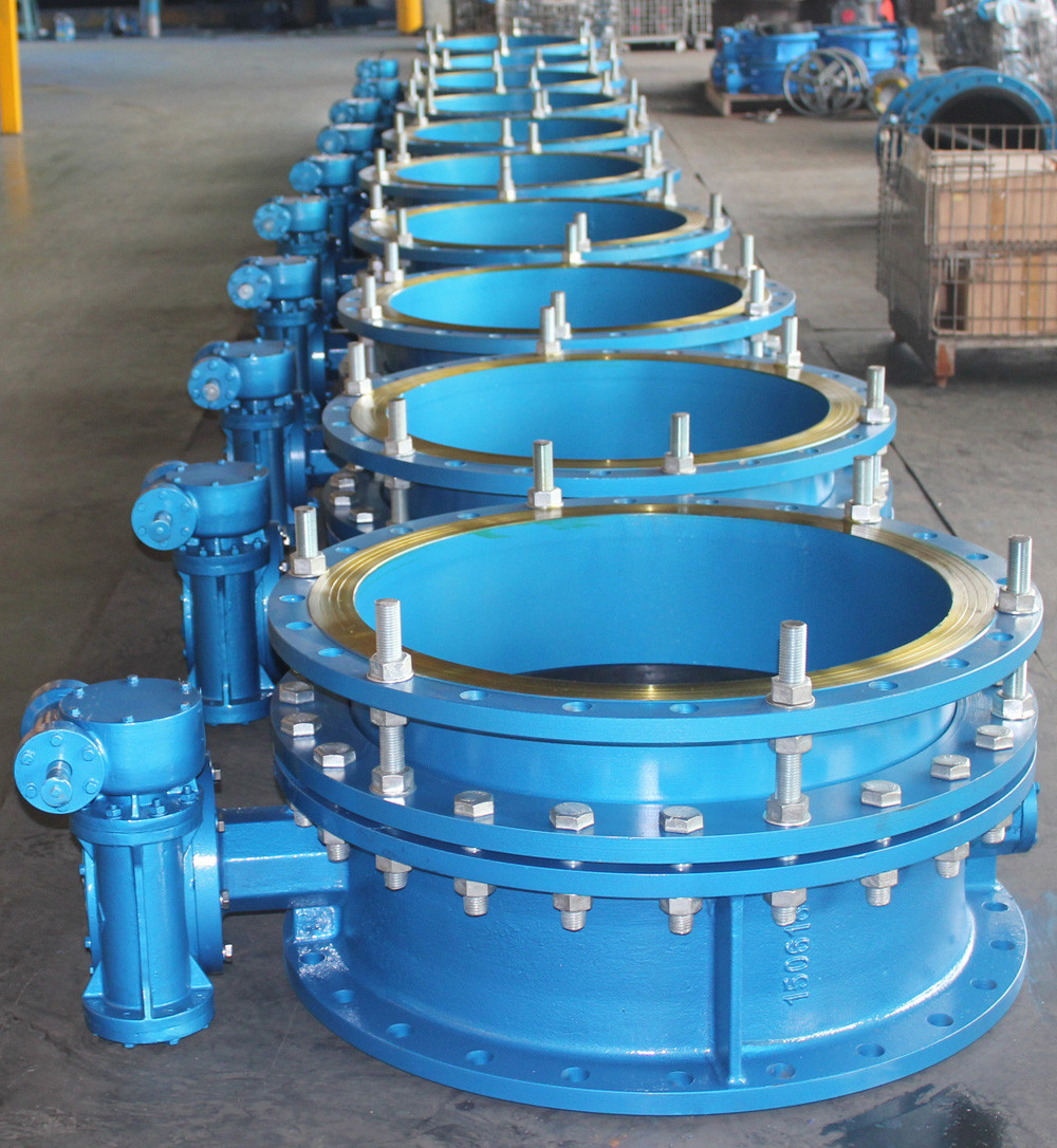 Expansion middle flanged butterfly valve