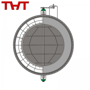 Te pāmahana teitei a tawhio noa Refractory Lined Damper Valve