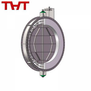 ከፍተኛ ሙቀት ዙር Refractory Lined Damper Valve